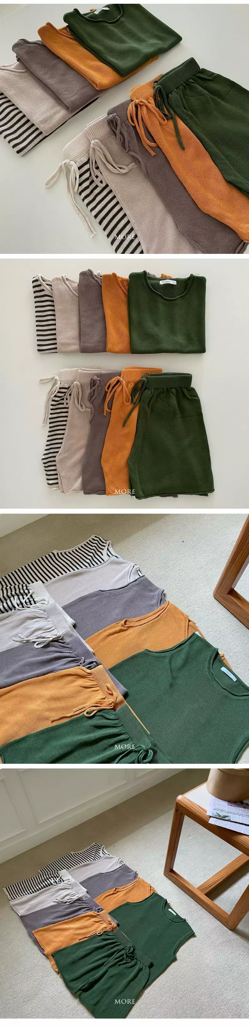 More - Korean Children Fashion - #minifashionista - Daily Sleeveless Knit sEt - 6