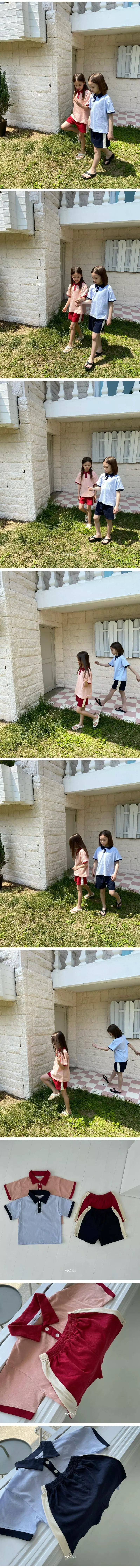More - Korean Children Fashion - #magicofchildhood - School Top Bottom Set - 4