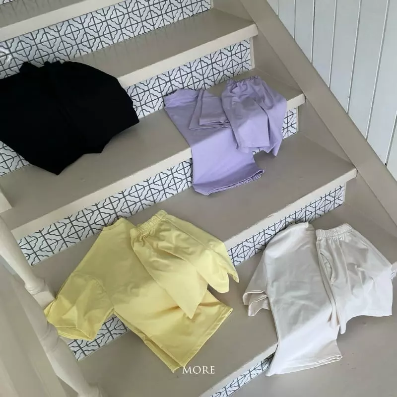 More - Korean Children Fashion - #stylishchildhood - Airism Top Bottom Set