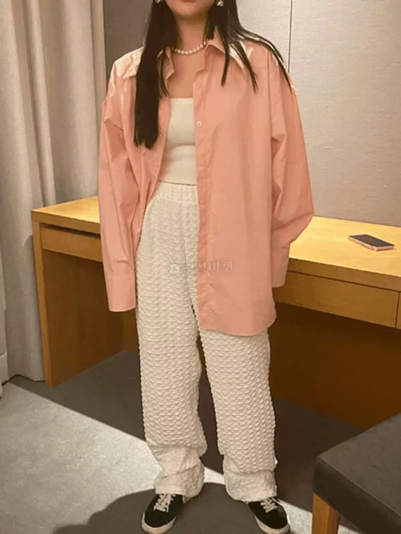 Mosaic - Korean Women Fashion - #thelittlethings - Color Wide Pants - 4