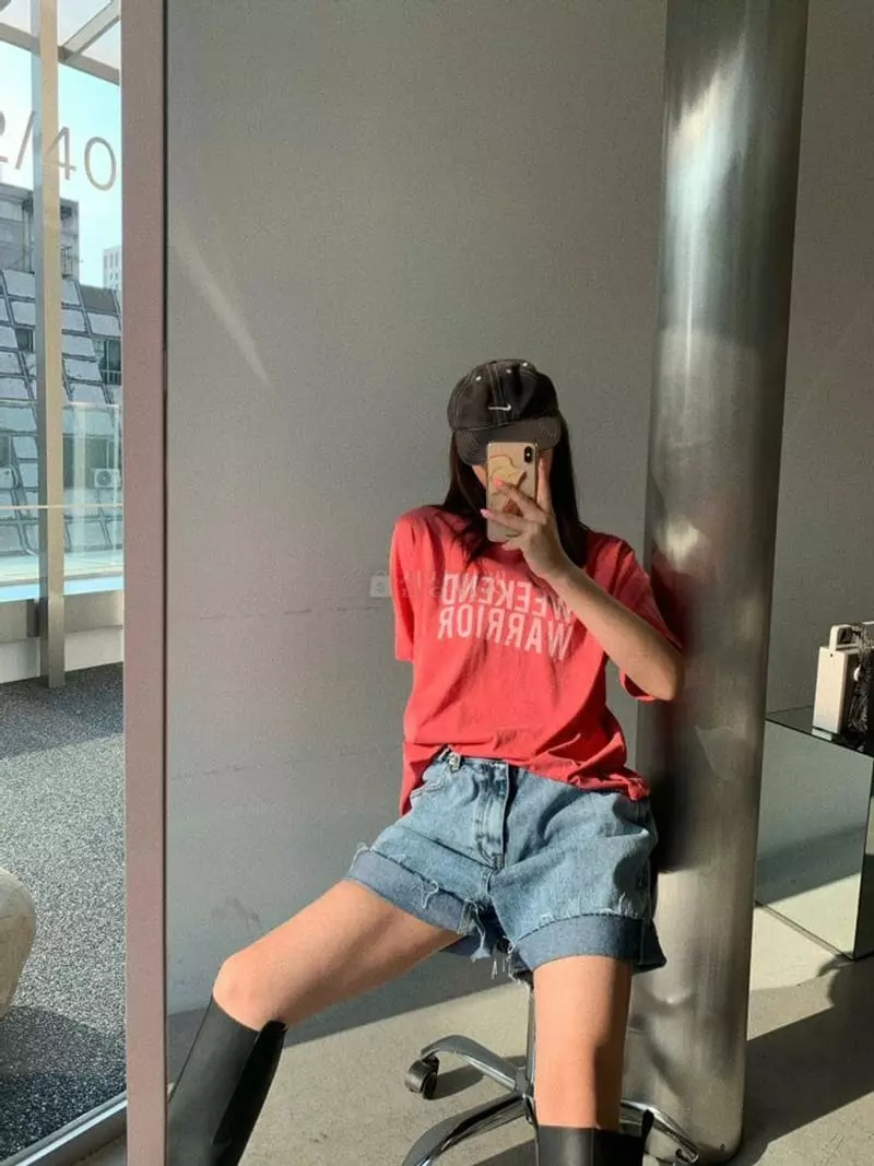 Mosaic - Korean Women Fashion - #momslook - Washing Tee