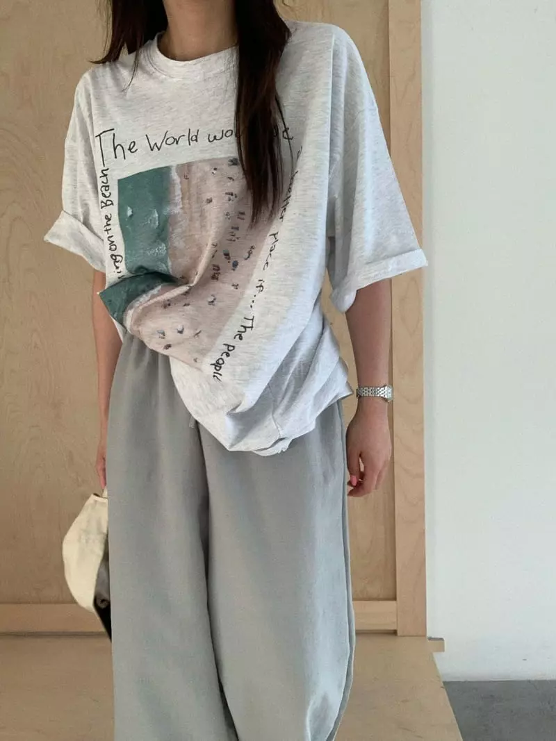 Mosaic - Korean Women Fashion - #momslook - Sea World Tee - 3