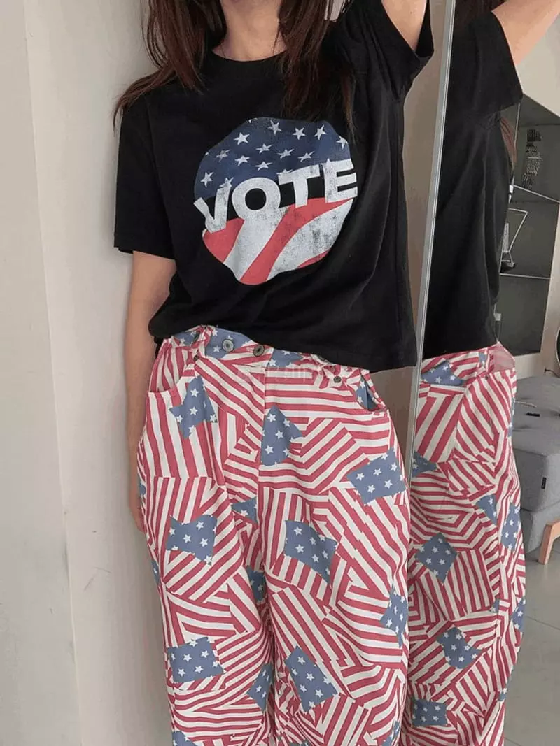 Mosaic - Korean Women Fashion - #momslook - Paint Tee - 3