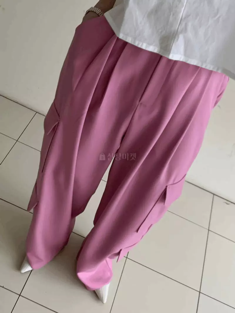 Mosaic - Korean Women Fashion - #pursuepretty - Two Pocket Pants - 4