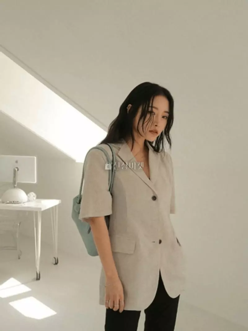 Mosaic - Korean Women Fashion - #womensfashion - Alio Boxy Jacket - 4