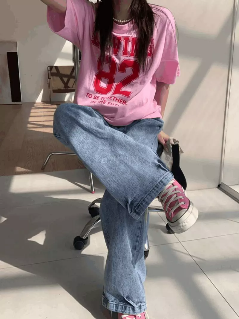 Mosaic - Korean Women Fashion - #vintageinspired - Loving Pop Tee - 2