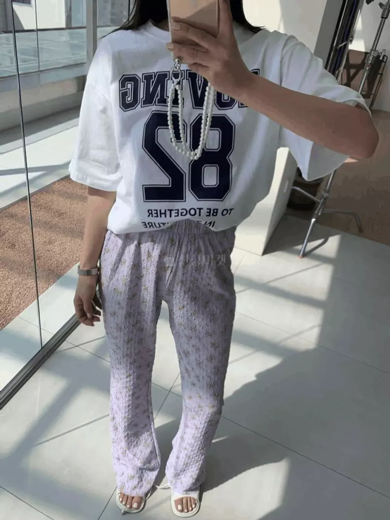Mosaic - Korean Women Fashion - #vintagekidsstyle - Loving Pop Tee - 3