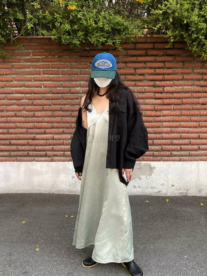 Mosaic - Korean Women Fashion - #womensfashion - Shatin String One-piece - 3
