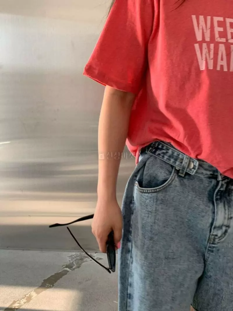 Mosaic - Korean Women Fashion - #momslook - Button Jeans - 4