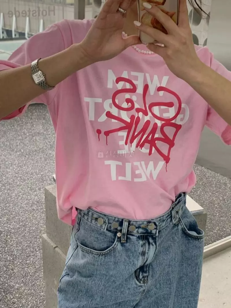 Mosaic - Korean Women Fashion - #womensfashion - Bank Tee