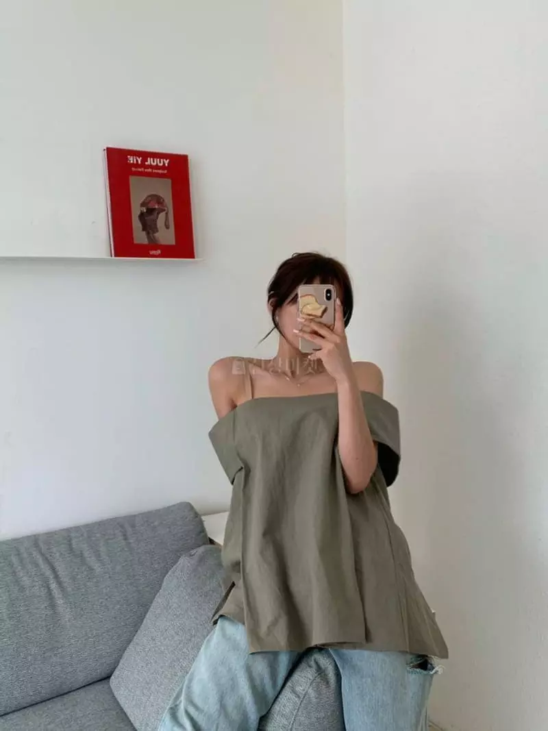 Mosaic - Korean Women Fashion - #womensfashion - Sleeveless Blouse - 2