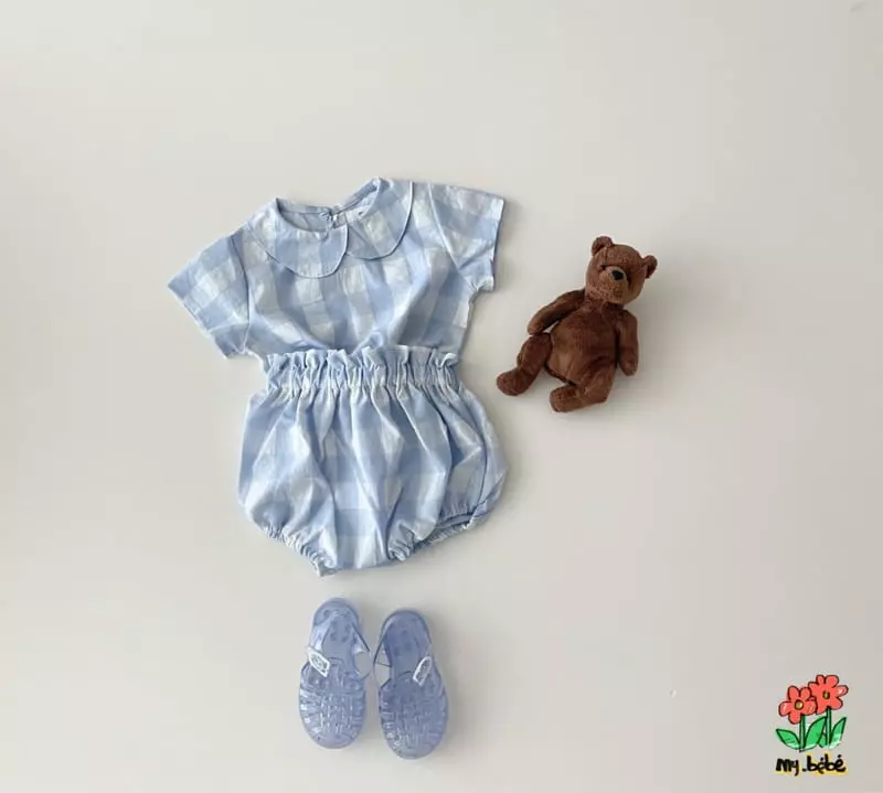 My Bebe - Korean Baby Fashion - #babyboutique - Lovely Top Bloomer Set - 11