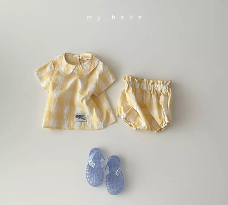 My Bebe - Korean Baby Fashion - #babylifestyle - Lovely Top Bloomer Set - 2