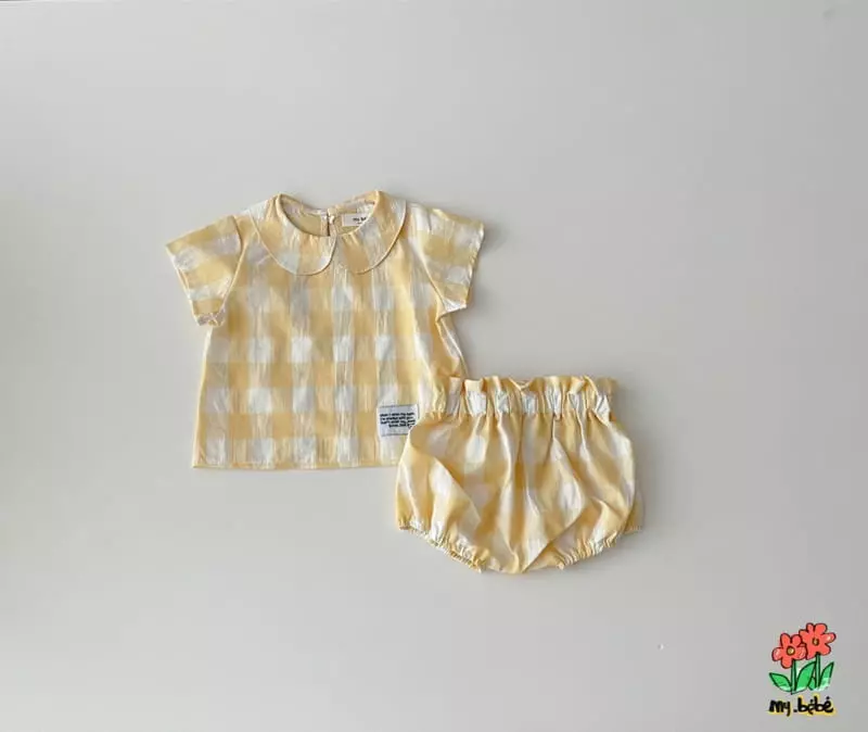 My Bebe - Korean Baby Fashion - #babyoninstagram - Lovely Top Bloomer Set - 3