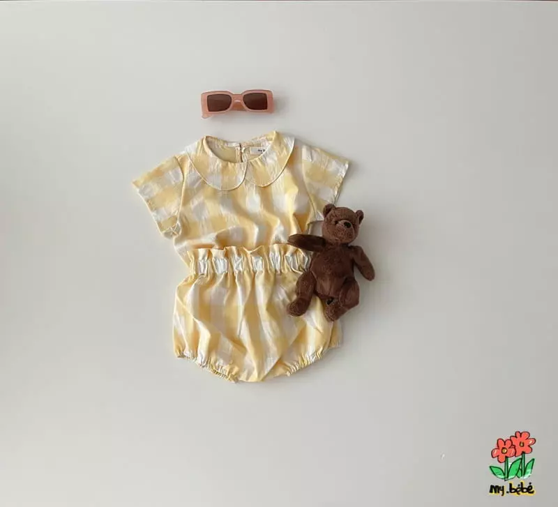 My Bebe - Korean Baby Fashion - #babywear - Lovely Top Bloomer Set - 7