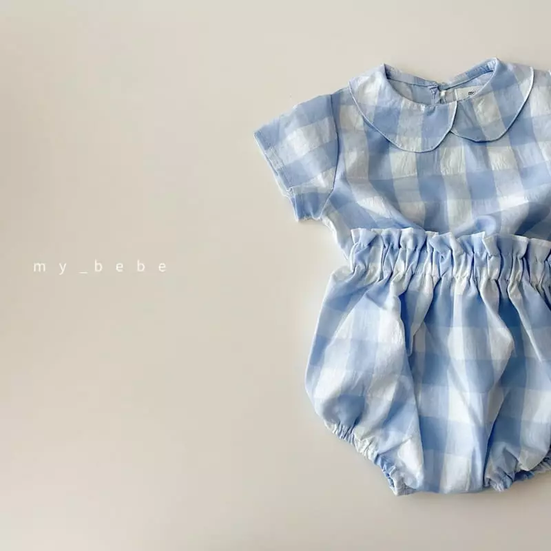 My Bebe - Korean Baby Fashion - #onlinebabyboutique - Lovely Top Bloomer Set - 8