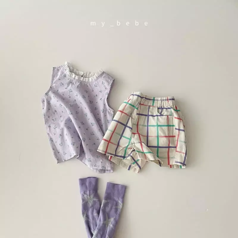 My Bebe - Korean Children Fashion - #childrensboutique - Lace Sleeveless Blouse - 9