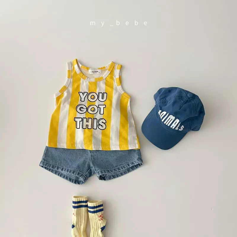 My Bebe - Korean Children Fashion - #designkidswear - UU Top Bottom Set - 5