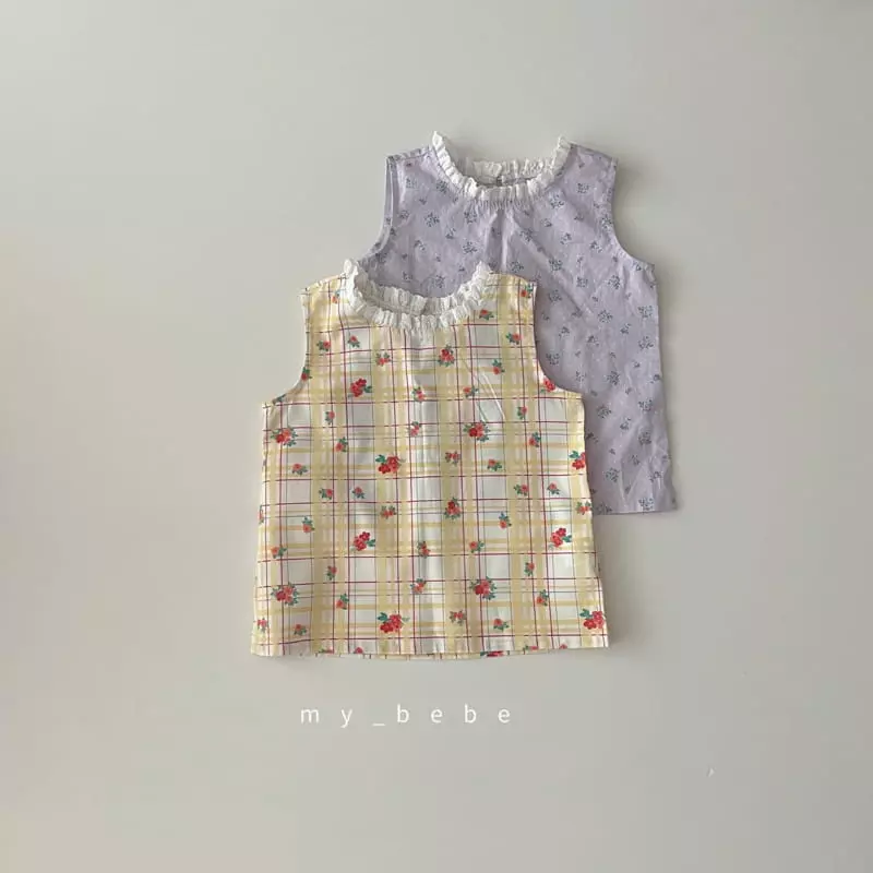 My Bebe - Korean Children Fashion - #discoveringself - Lace Sleeveless Blouse - 11