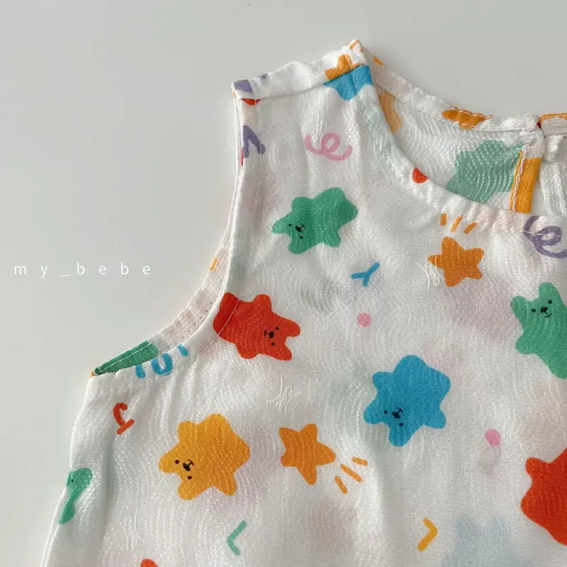 My Bebe - Korean Children Fashion - #kidsstore - Lingun Top Bottom Set - 11