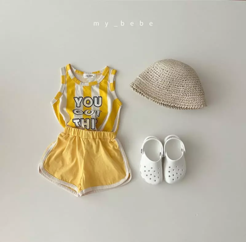 My Bebe - Korean Children Fashion - #kidsstore - UU Top Bottom Set - 9