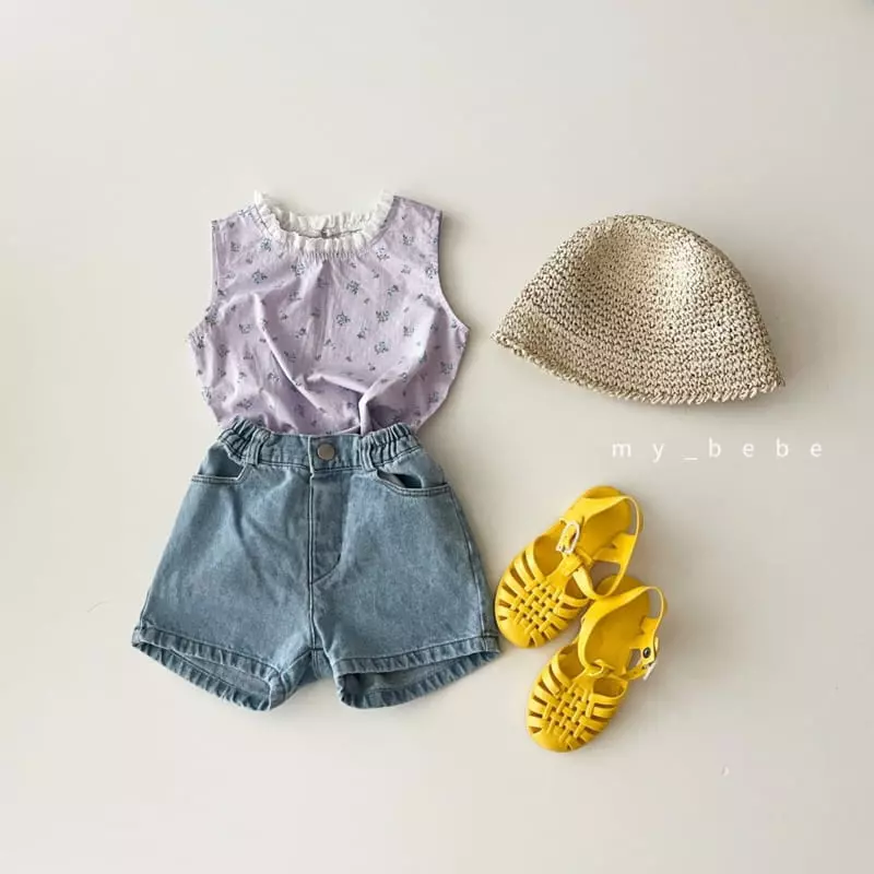 My Bebe - Korean Children Fashion - #prettylittlegirls - Lace Sleeveless Blouse - 6
