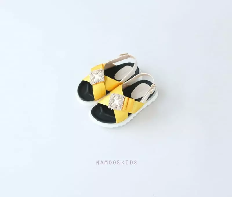 Namoo & Kids - Korean Children Fashion - #kidsstore - Chess Cubic Sandals - 8