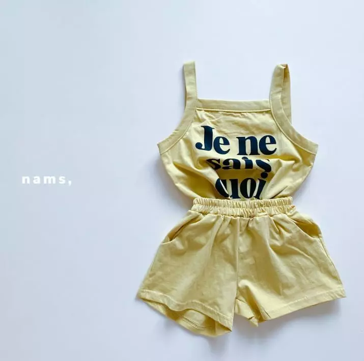 Nams - Korean Children Fashion - #Kfashion4kids - June Sleeveless Top Bottom Set - 10