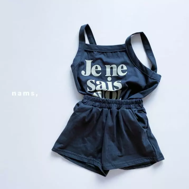 Nams - Korean Children Fashion - #childrensboutique - June Sleeveless Top Bottom Set - 3