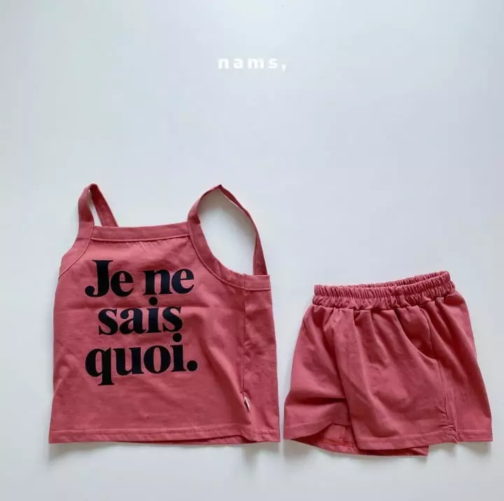 Nams - Korean Children Fashion - #discoveringself - June Sleeveless Top Bottom Set - 5