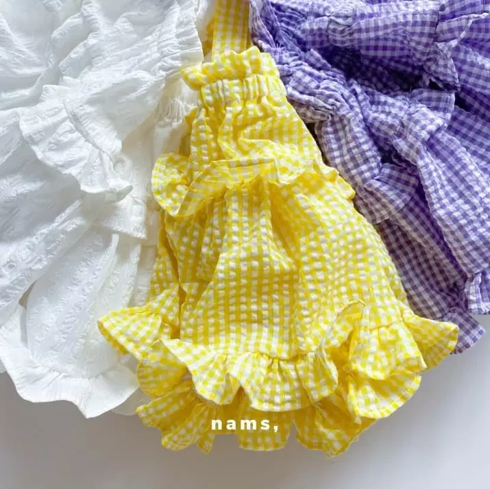 Nams - Korean Children Fashion - #fashionkids - Check Cancan Blouse - 7