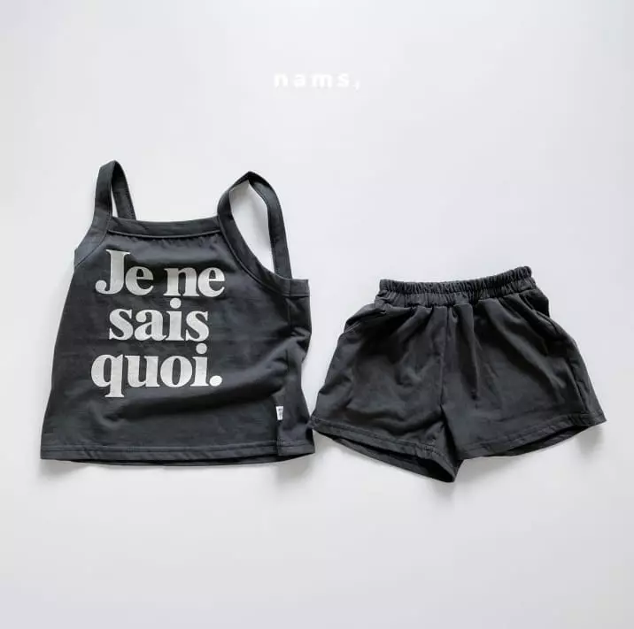 Nams - Korean Children Fashion - #stylishchildhood - June Sleeveless Top Bottom Set