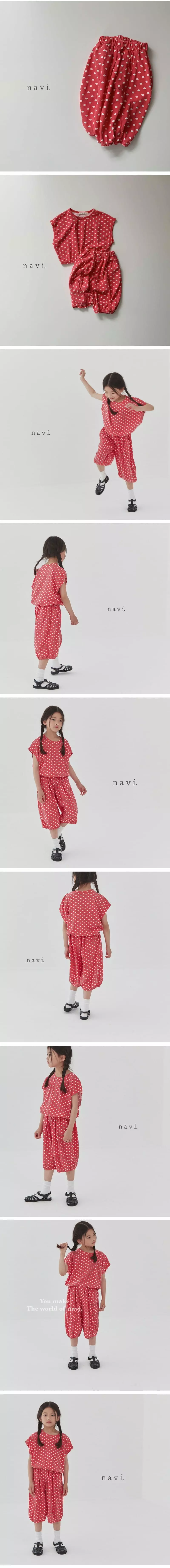 Navi - Korean Children Fashion - #childrensboutique - Dot Pants