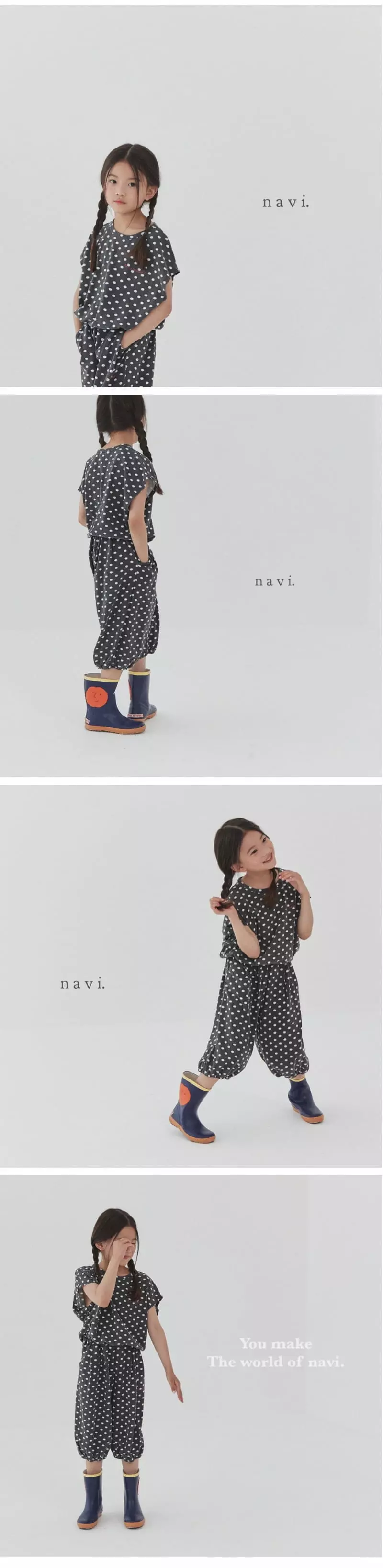 Navi - Korean Children Fashion - #discoveringself - Dot Pants - 3