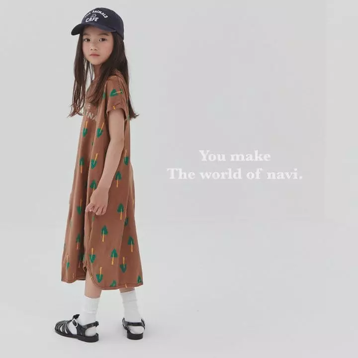 Navi - Korean Children Fashion - #magicofchildhood - Tree One-piece - 2