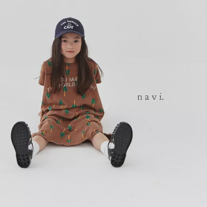 Navi - Korean Children Fashion - #minifashionista - Tree One-piece - 3