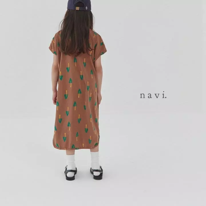Navi - Korean Children Fashion - #minifashionista - Tree One-piece - 4