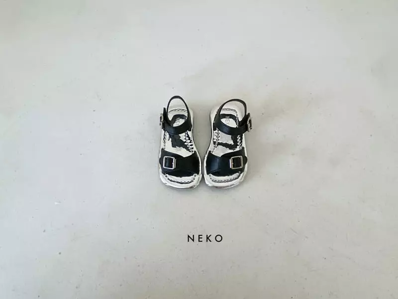 Neko - Korean Children Fashion - #Kfashion4kids - NK890 Silver Pe Sandals - 2