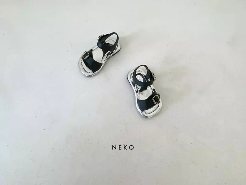 Neko - Korean Children Fashion - #childofig - NK890 Silver Pe Sandals - 7