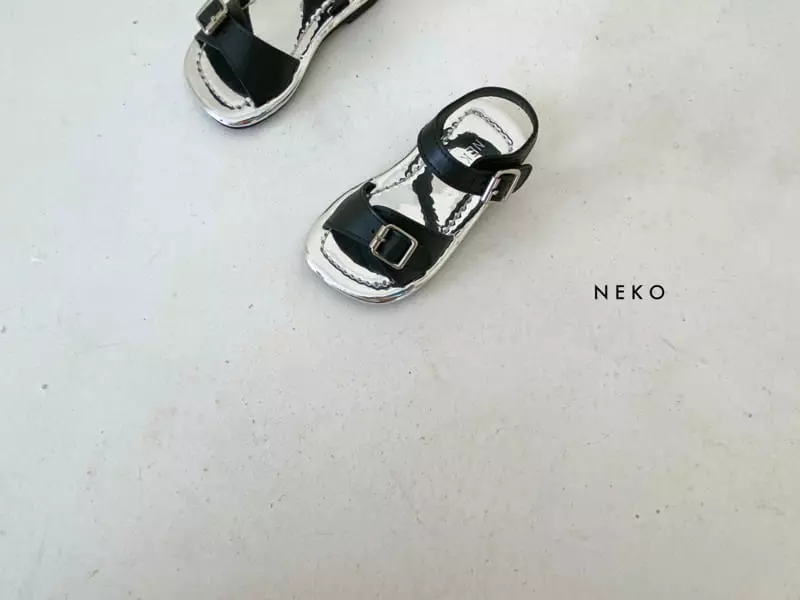 Neko - Korean Children Fashion - #childofig - NK890 Silver Pe Sandals - 8