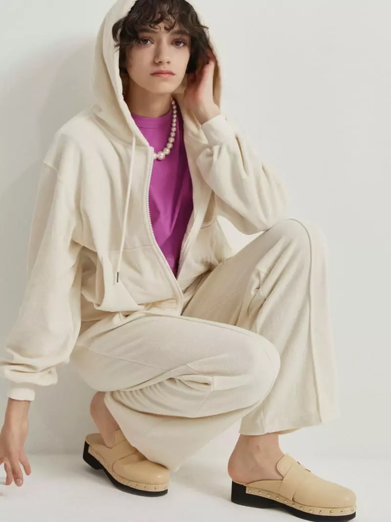 Neroli36 - Korean Women Fashion - #pursuepretty - Terry Hoody Jacket - 3