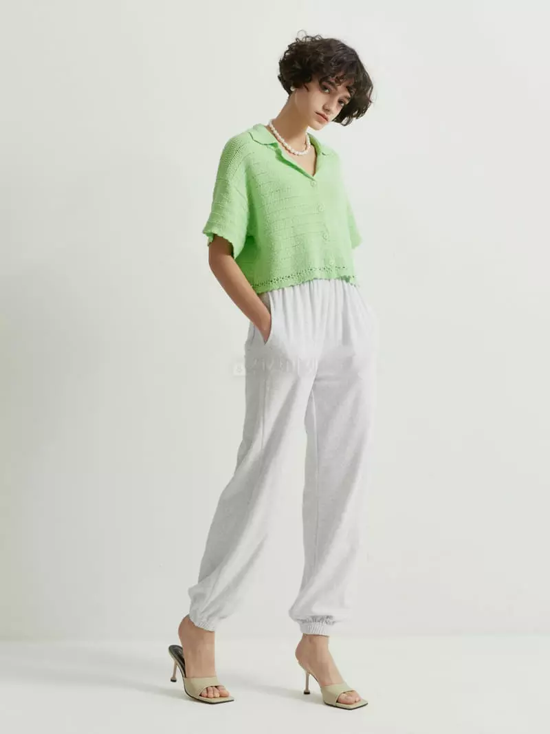 Neroli36 - Korean Women Fashion - #restrostyle - Scsi Collar Knit - 4
