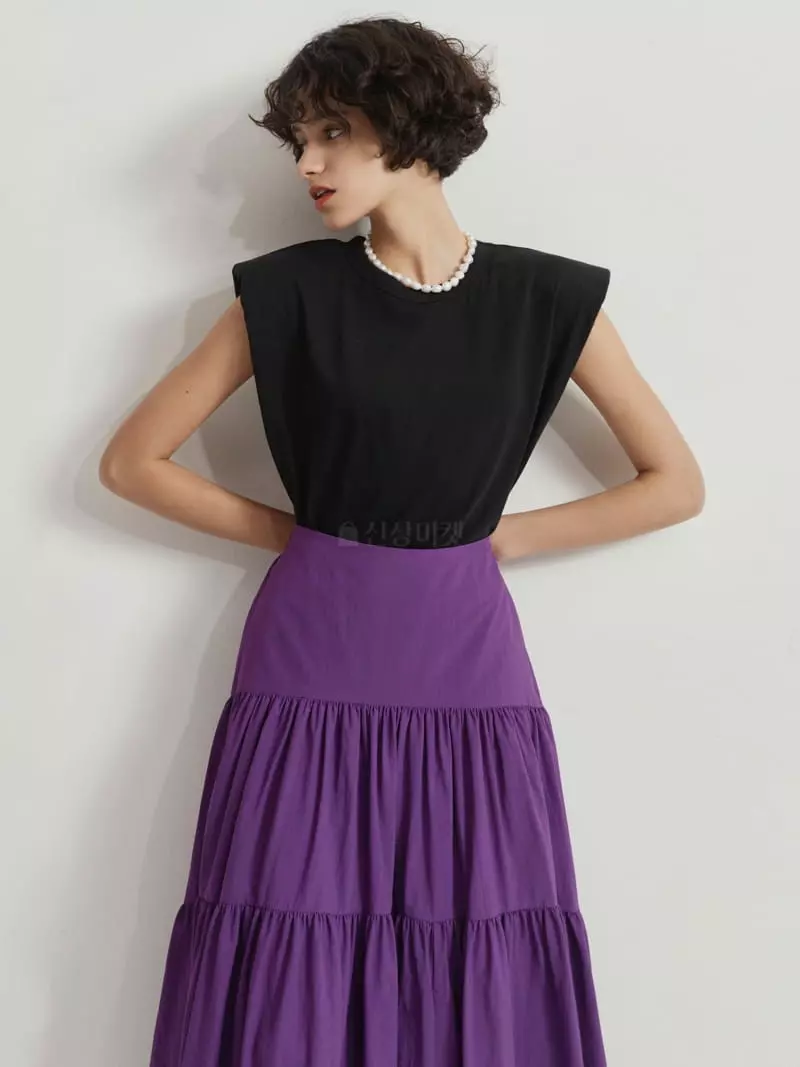 Neroli36 - Korean Women Fashion - #thelittlethings - Allec Pad Tee - 3