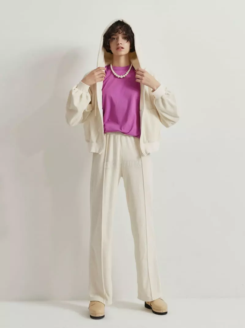 Neroli36 - Korean Women Fashion - #vintageinspired - Terry Pintuck Pants - 2