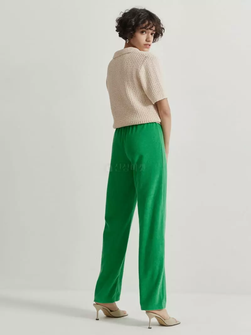 Neroli36 - Korean Women Fashion - #vintagekidsstyle - Terry Pintuck Pants - 3