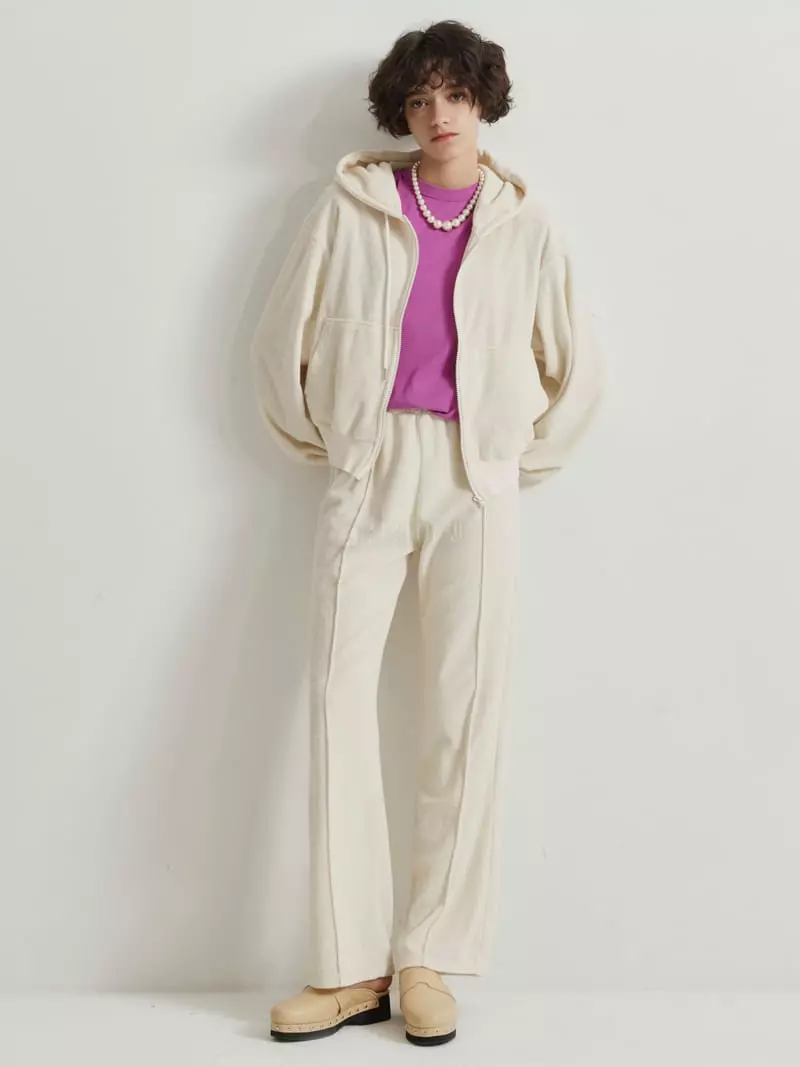 Neroli36 - Korean Women Fashion - #vintagekidsstyle - Terry Hoody Jacket - 2