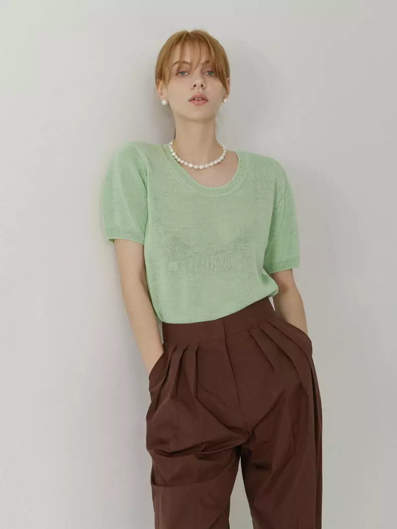Neroli36 - Korean Women Fashion - #womensfashion - Hanzi Knit - 2