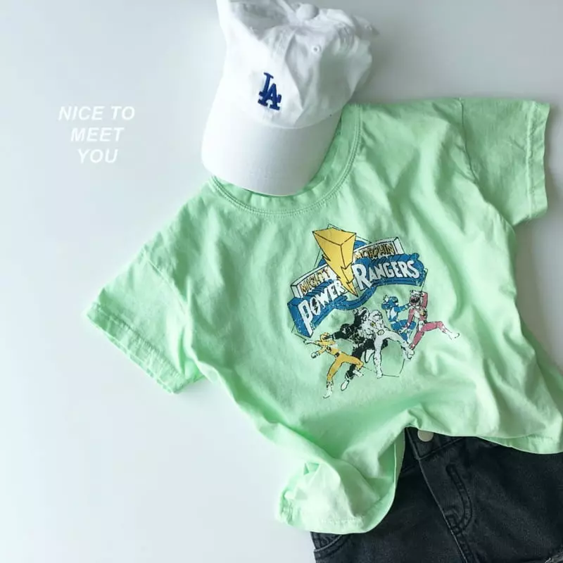 Nice To Meet You - Korean Children Fashion - #Kfashion4kids - Power Tee - 5