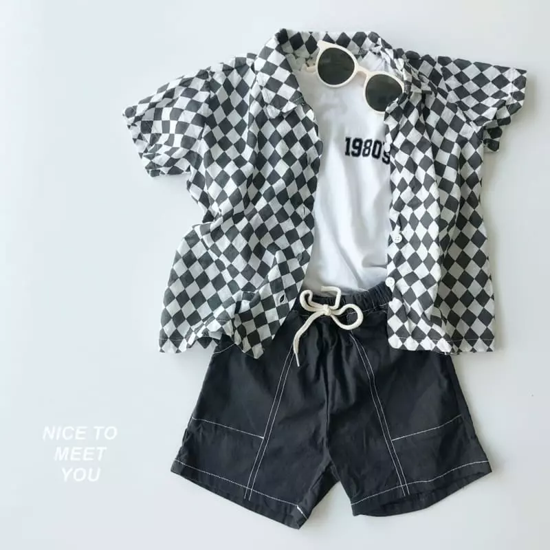 Nice To Meet You - Korean Children Fashion - #Kfashion4kids - Cubic Shirt - 2