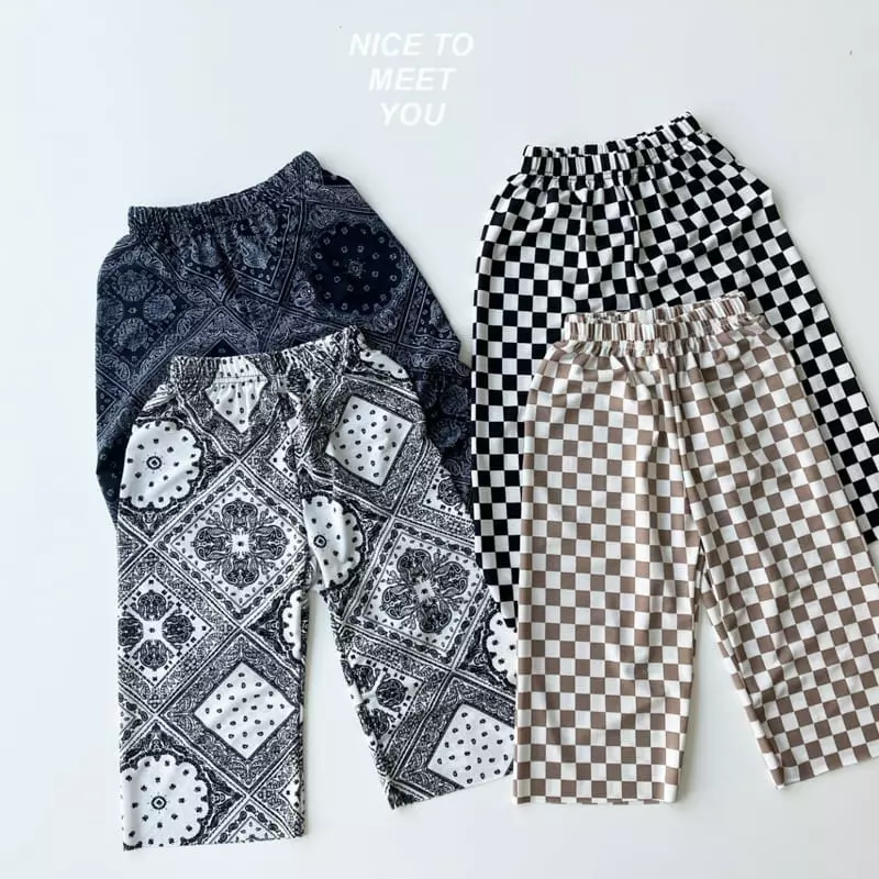 Nice To Meet You - Korean Children Fashion - #designkidswear - Bingsu Wide Pants - 2